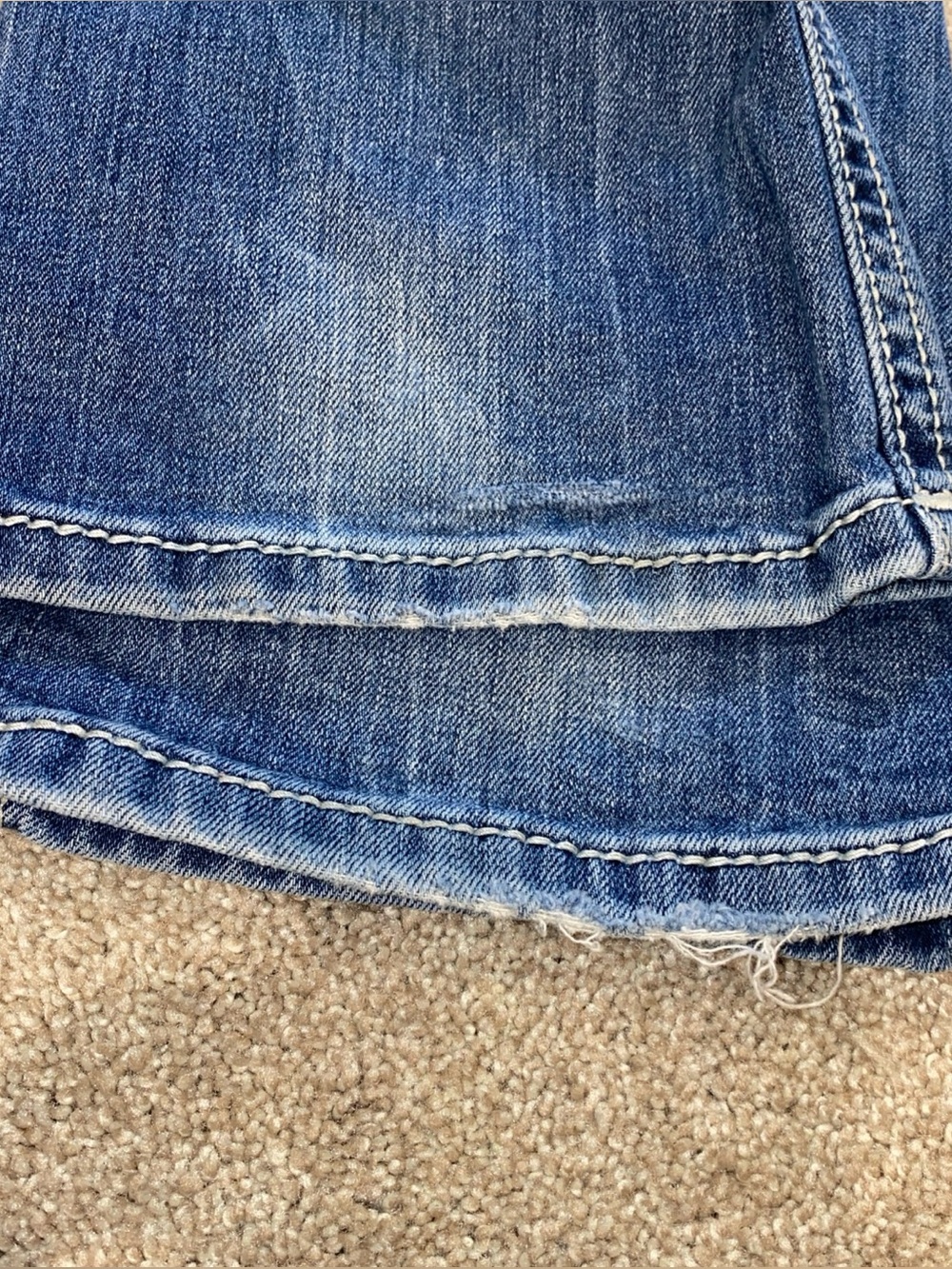 Miss Me Boot Cut Jeans Girls Size 10 Bling Faded Stretch - Picture 10 of 10